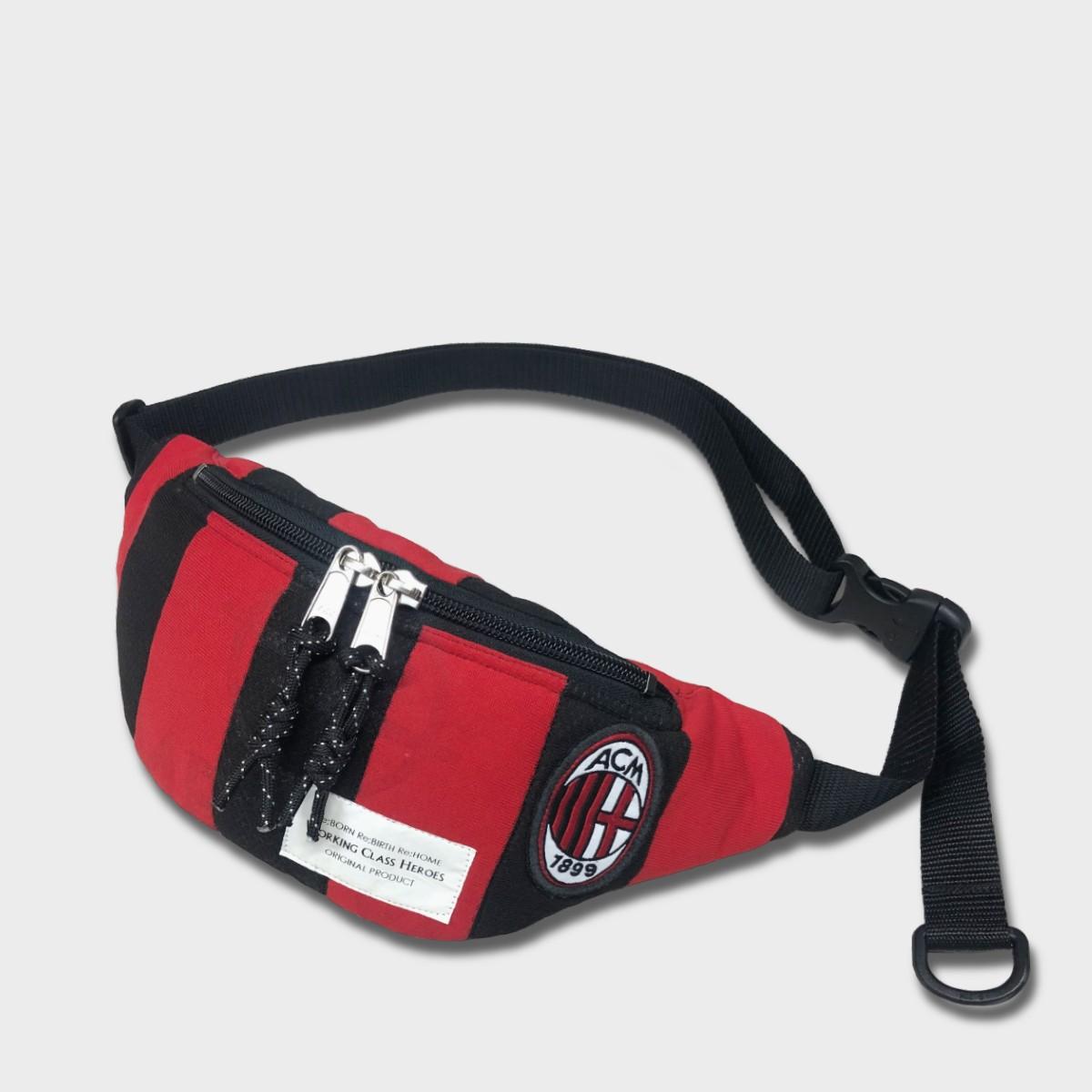 "Re;make" used soccer uniform fanny pack -ACM