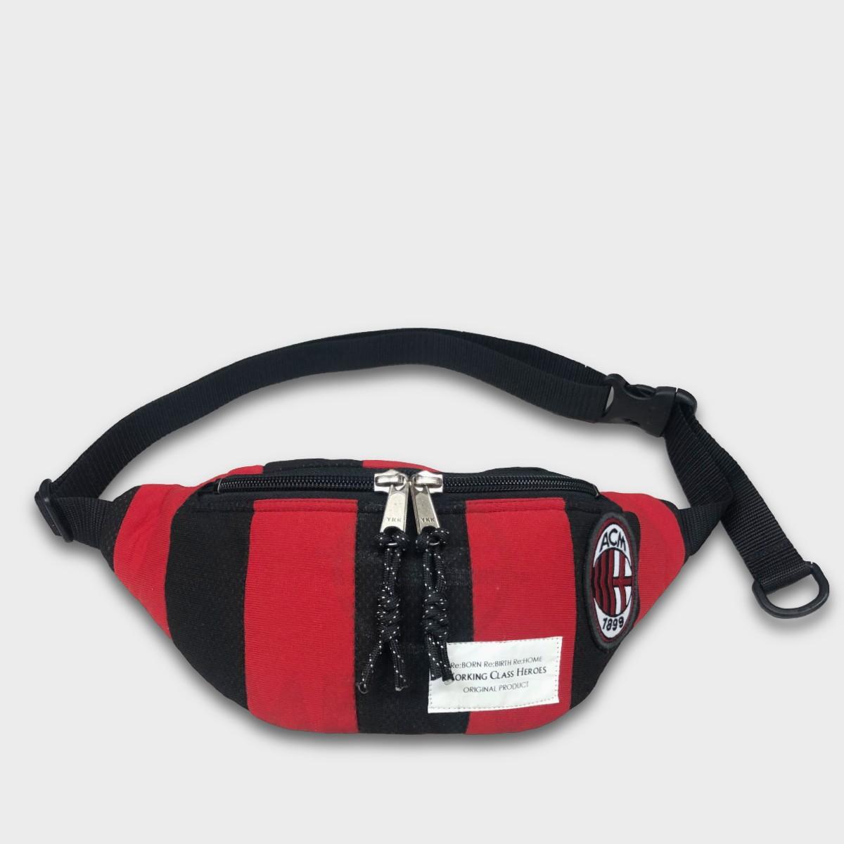 "Re;make" used soccer uniform fanny pack -ACM | 2枚目