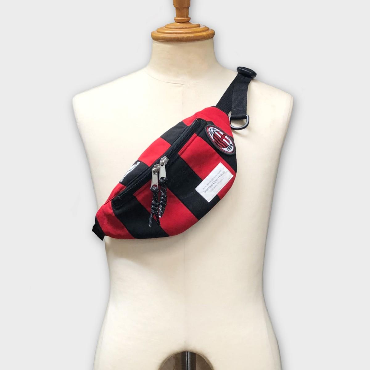 "Re;make" used soccer uniform fanny pack -ACM | 6枚目