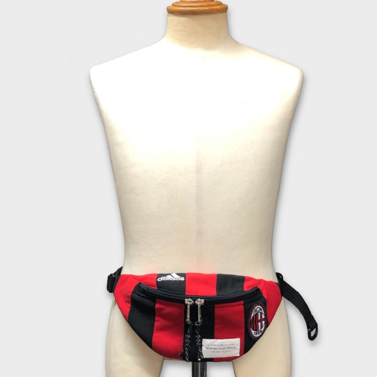 "Re;make" used soccer uniform fanny pack -ACM | 7枚目