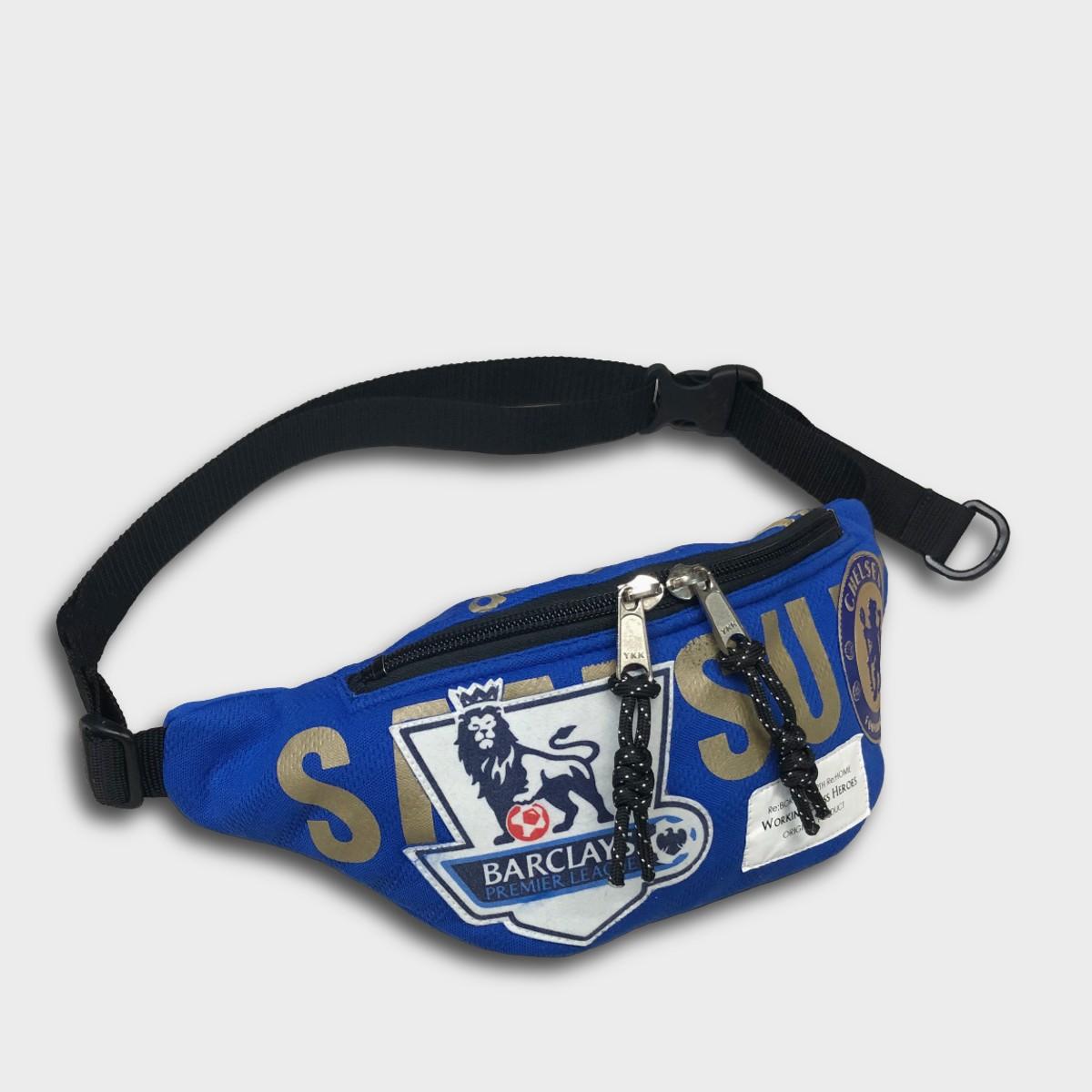 "Re;make" used soccer uniform fanny pack -CFC | 3枚目