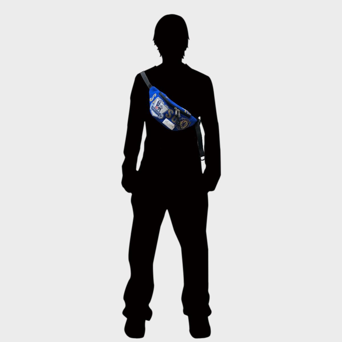 "Re;make" used soccer uniform fanny pack -CFC | 9枚目