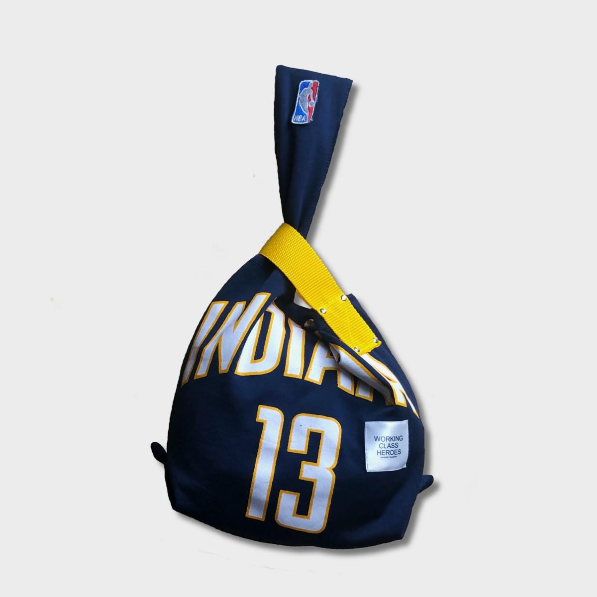 "Re;make" basketball game shirt SHIJIMI Bag -Navy