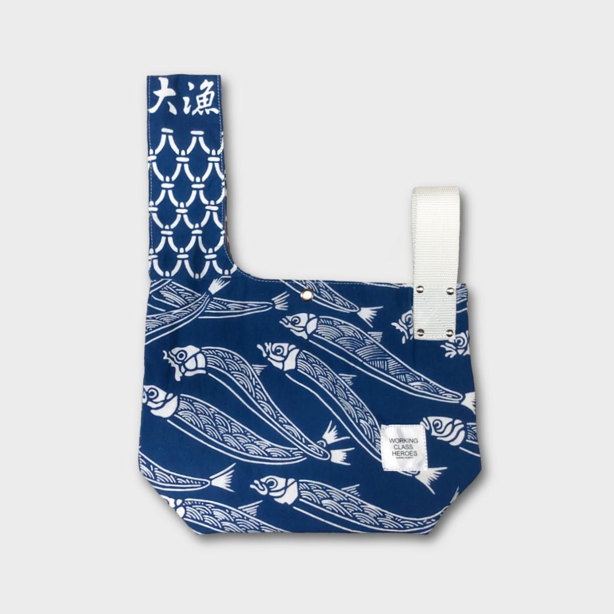 "Re;make" Tenugui remake "SHIJIMI" Bag -長崎くんち 恵比須船 | 4枚目