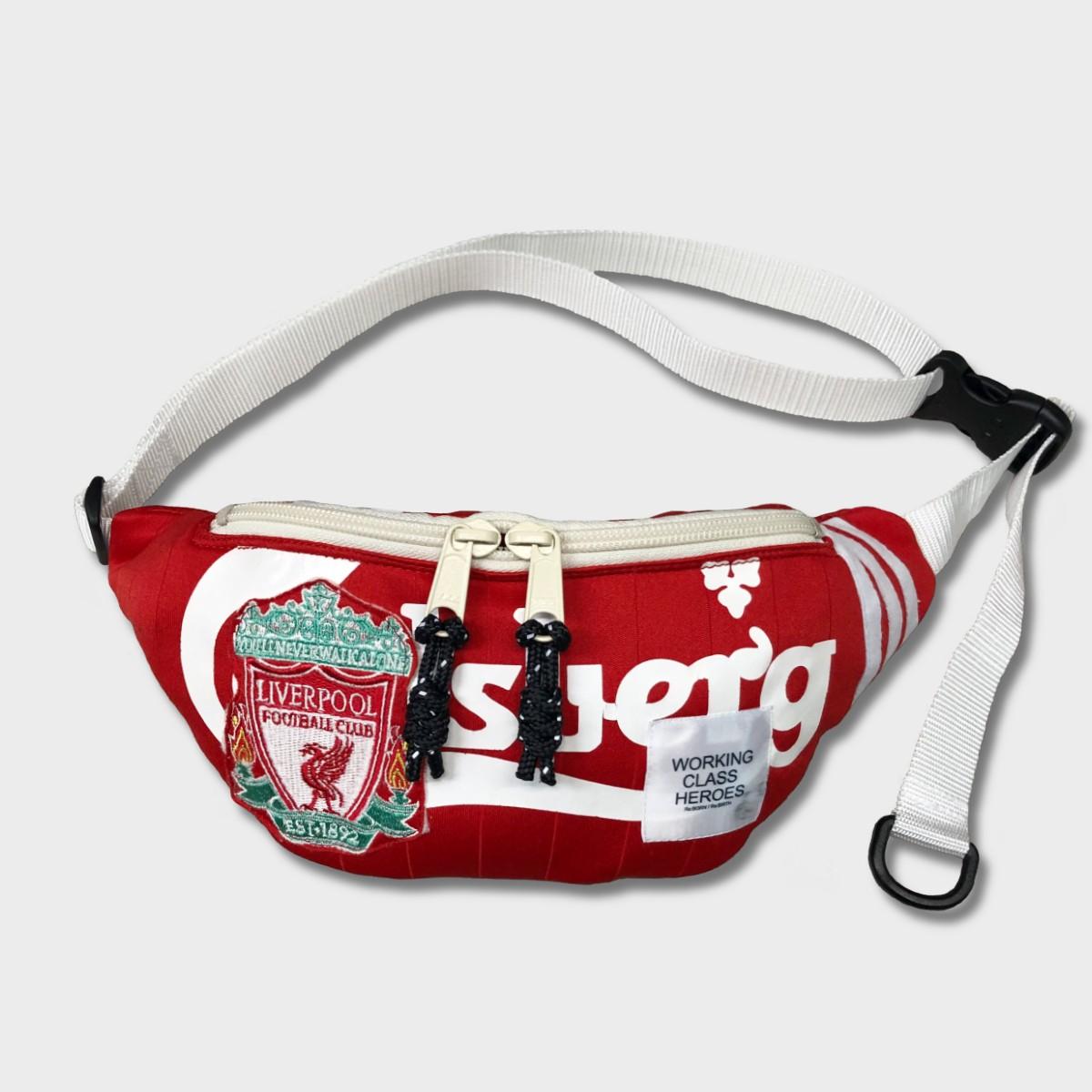 "Re;make" used soccer uniform fanny pack -LFC