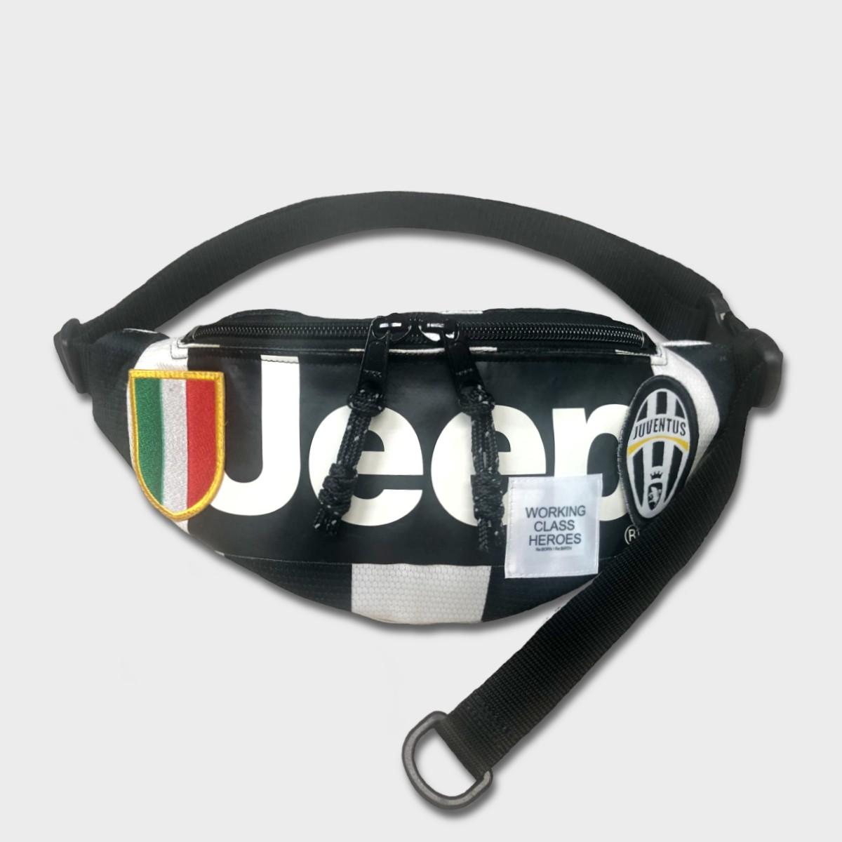 "Re;make" used soccer uniform fanny pack -JFC