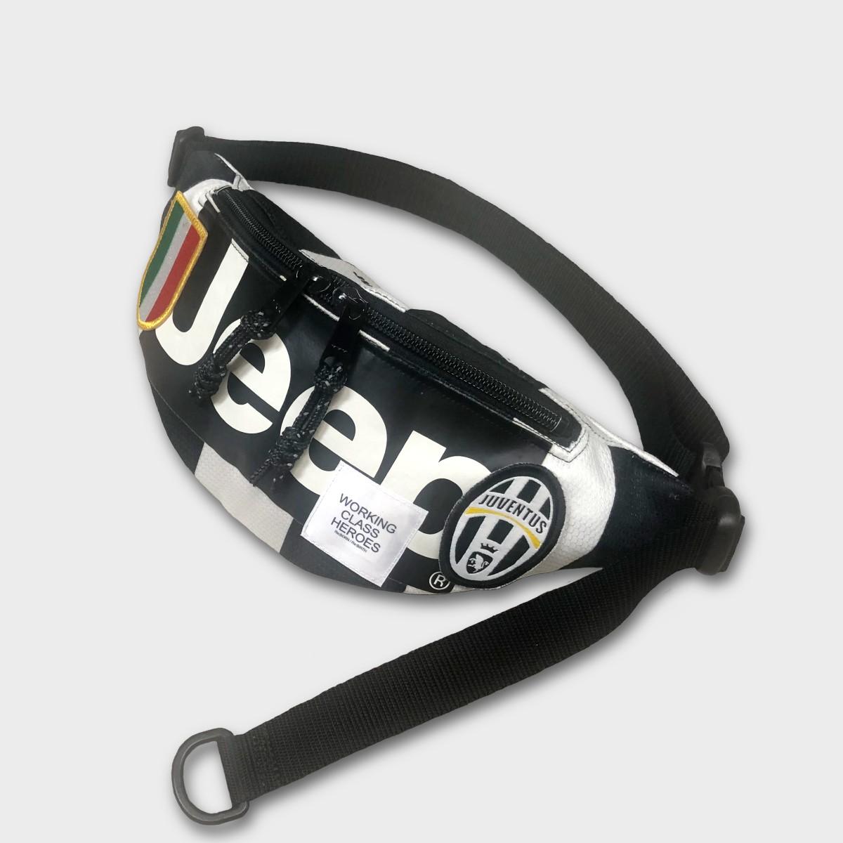 "Re;make" used soccer uniform fanny pack -JFC | 2枚目