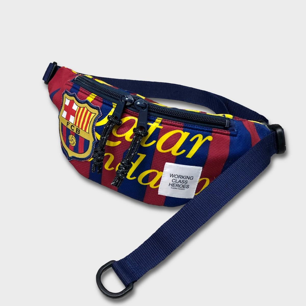 "Re;make" used soccer uniform fanny pack -FCB