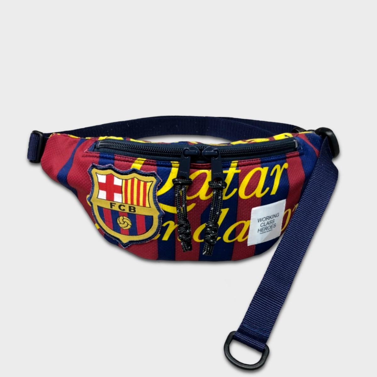 "Re;make" used soccer uniform fanny pack -FCB | 2枚目