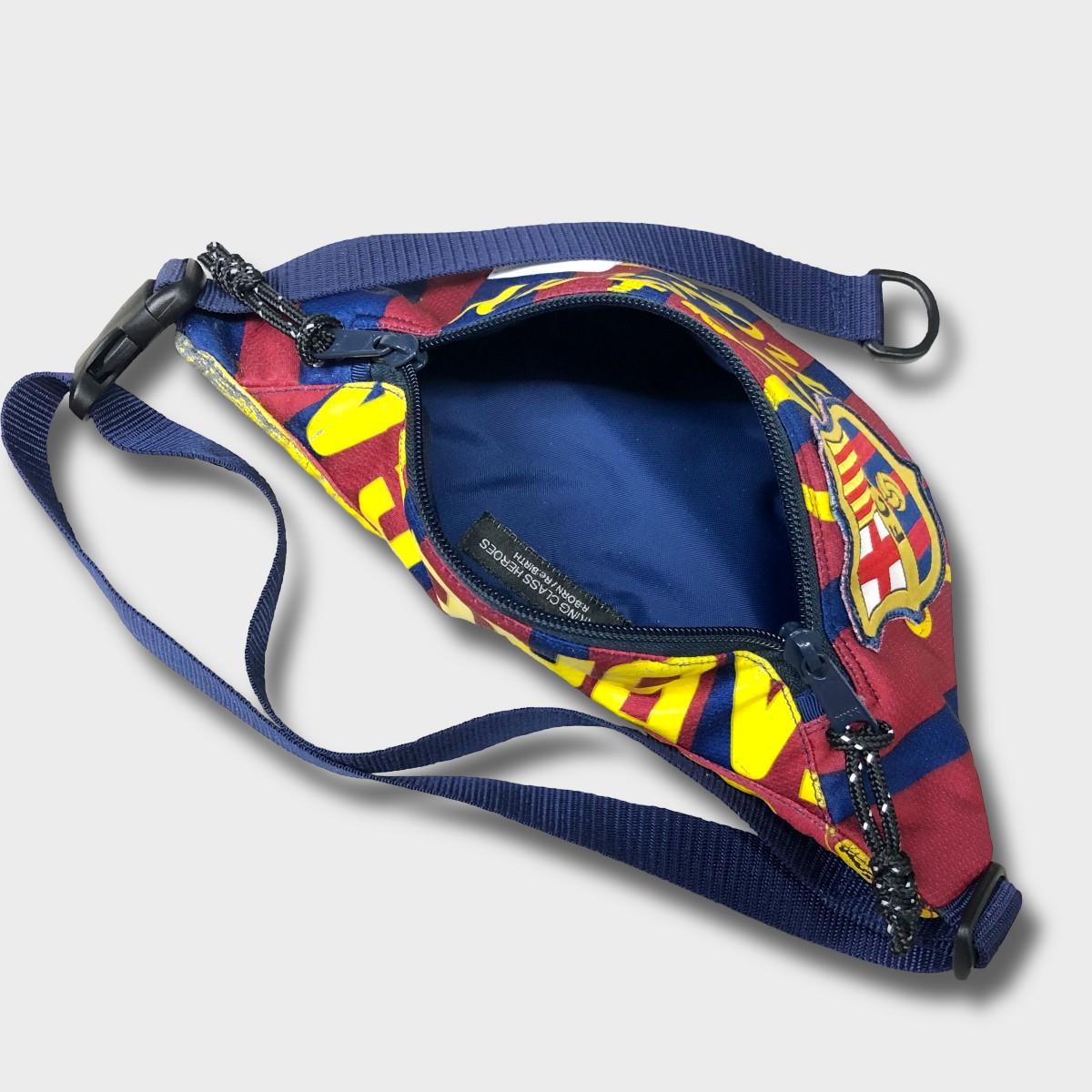 "Re;make" used soccer uniform fanny pack -FCB | 6枚目