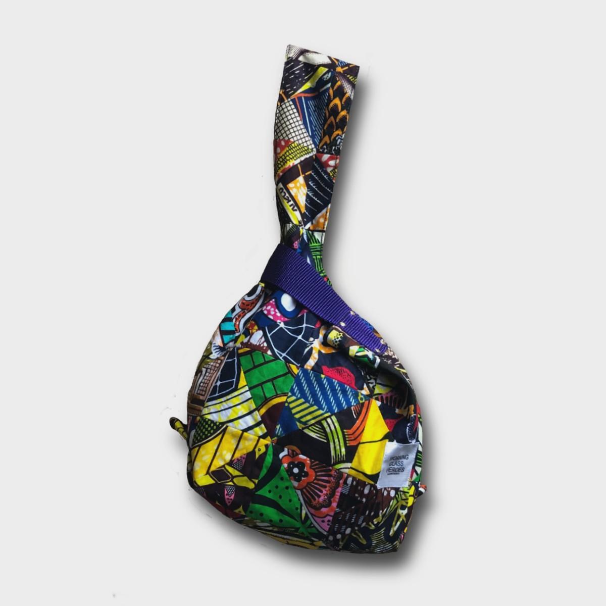 "Patchworks" Triangle patch African batik SHIJIMI Bag -prp