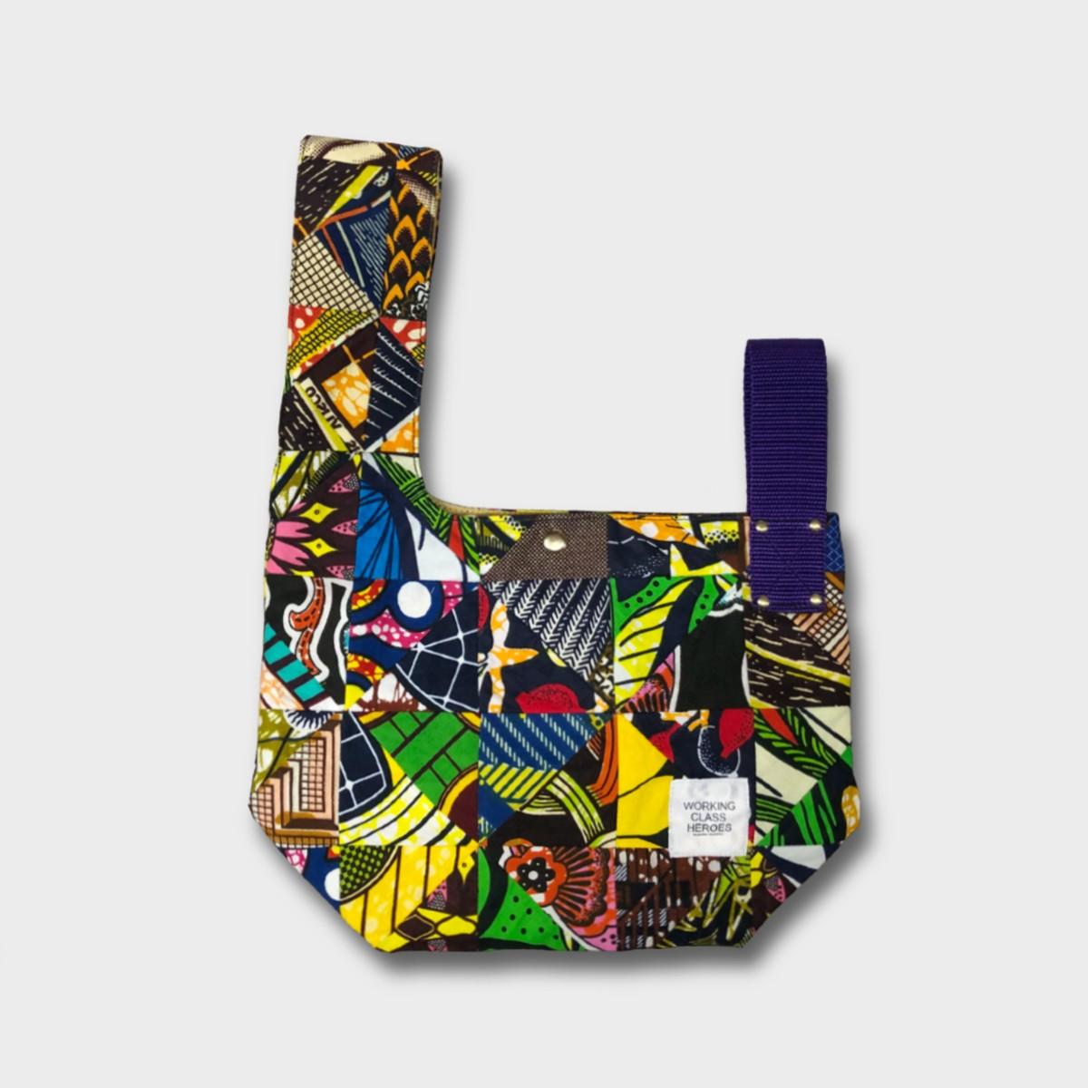 "Patchworks" Triangle patch African batik SHIJIMI Bag -prp | 4枚目