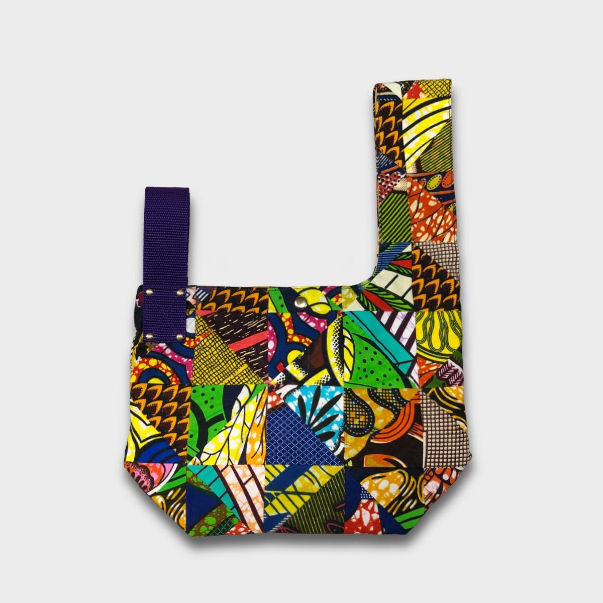 "Patchworks" Triangle patch African batik SHIJIMI Bag -prp | 5枚目