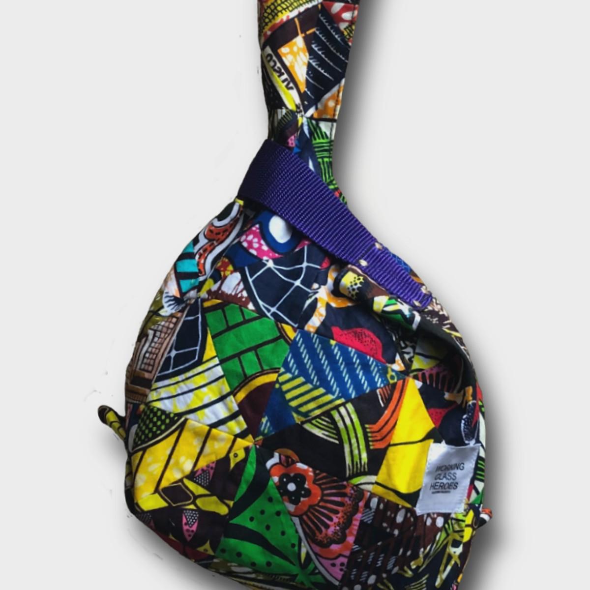 "Patchworks" Triangle patch African batik SHIJIMI Bag -prp | 6枚目