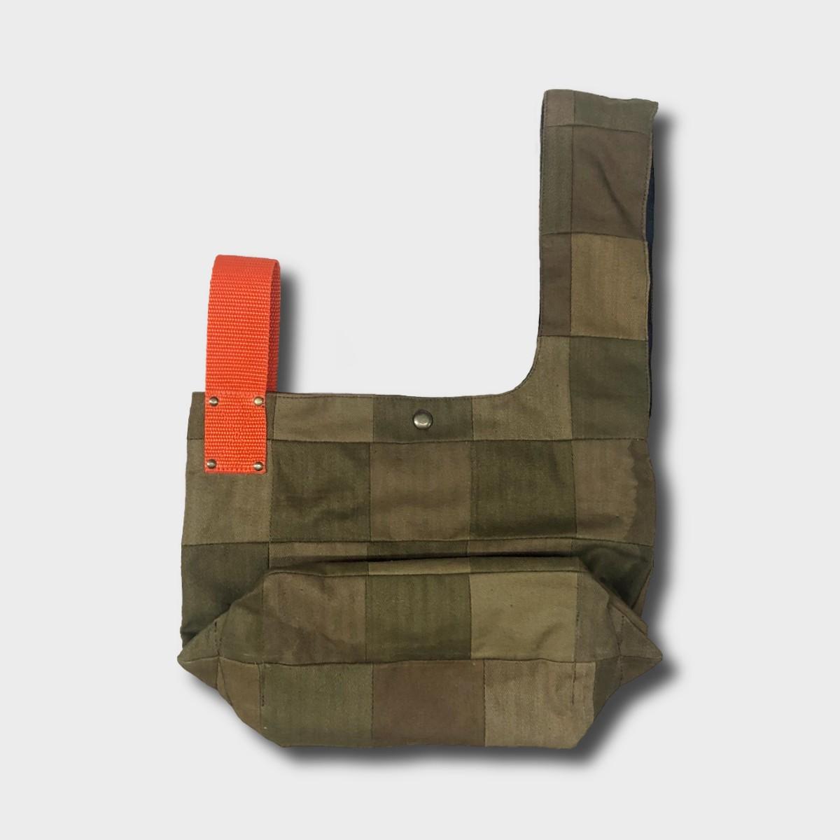 "Patchworks" Czech military twill cloth "SIJIMI" Bag -org | 5枚目