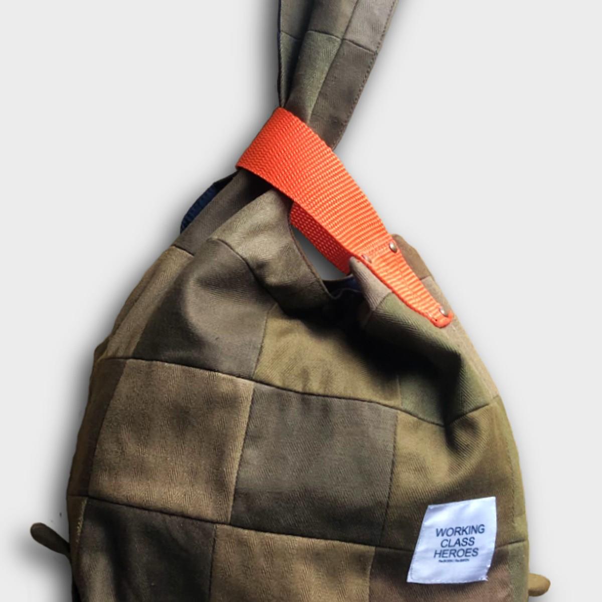 "Patchworks" Czech military twill cloth "SIJIMI" Bag -org | 6枚目