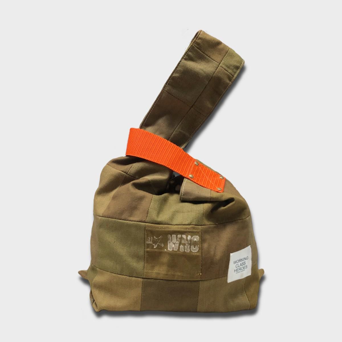 "Patchworks" Czech military twill cloth "SIJIMI" Bag -org #2
