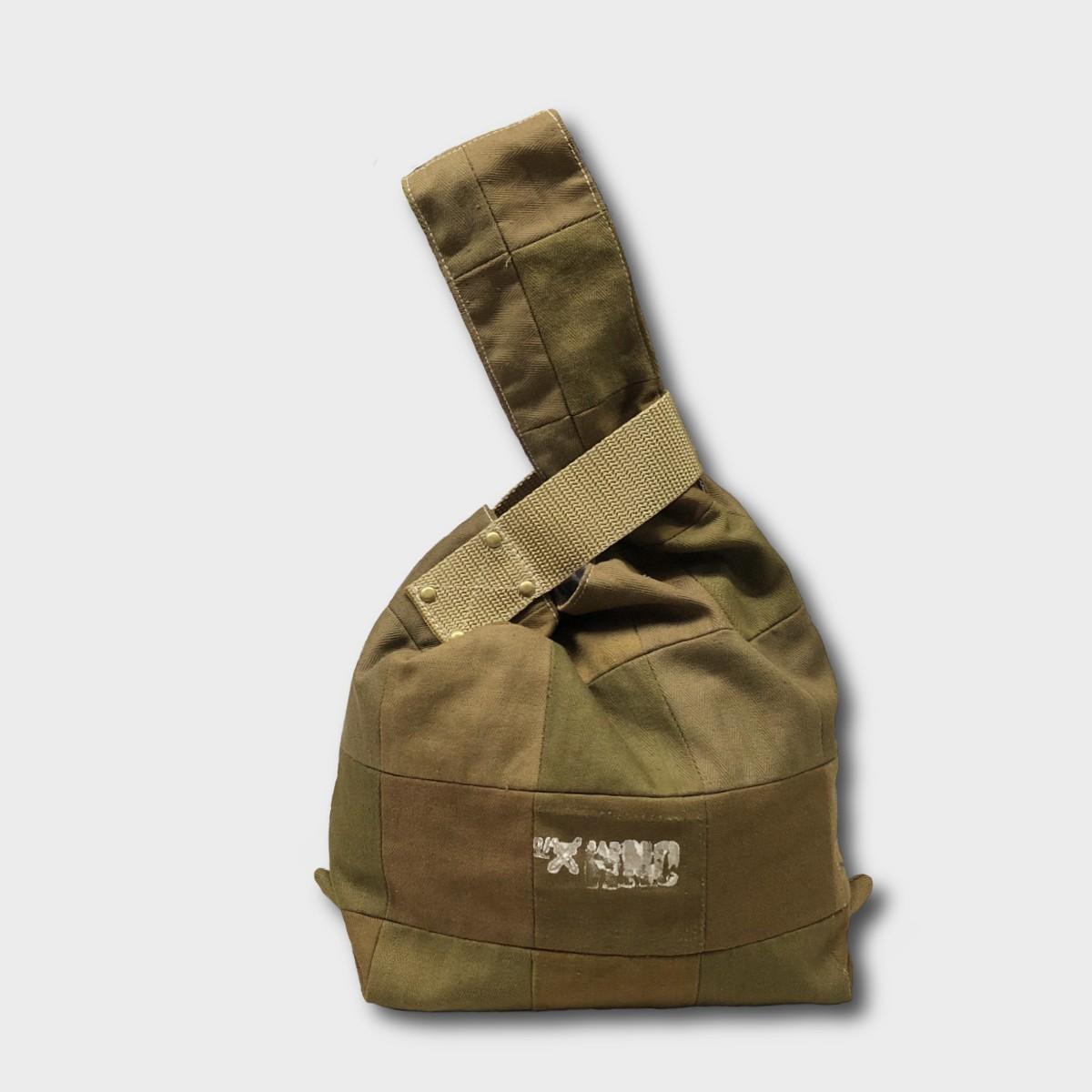 "Patchworks" Czech military twill cloth "SIJIMI" Bag -khk | 2枚目