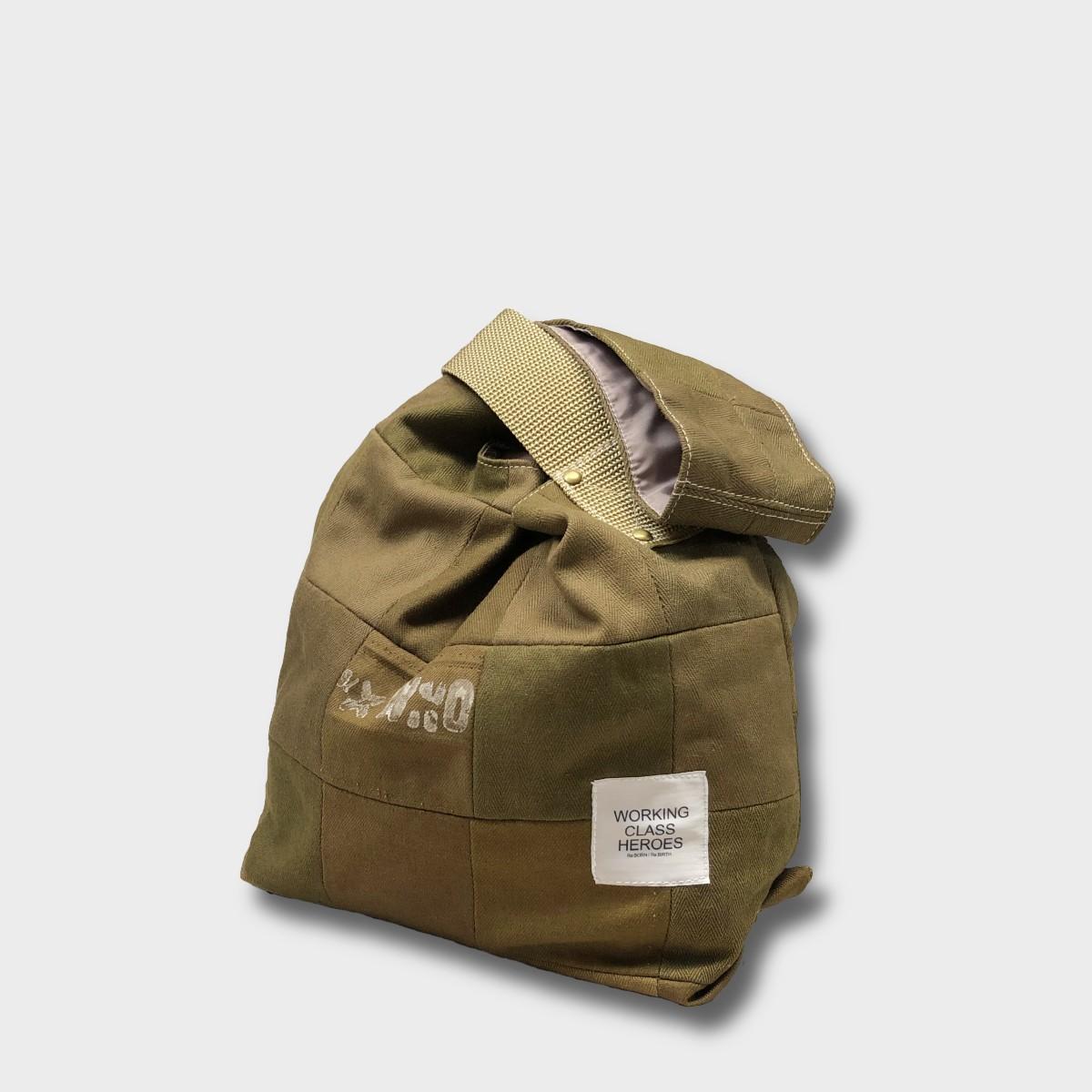 "Patchworks" Czech military twill cloth "SIJIMI" Bag -khk | 3枚目