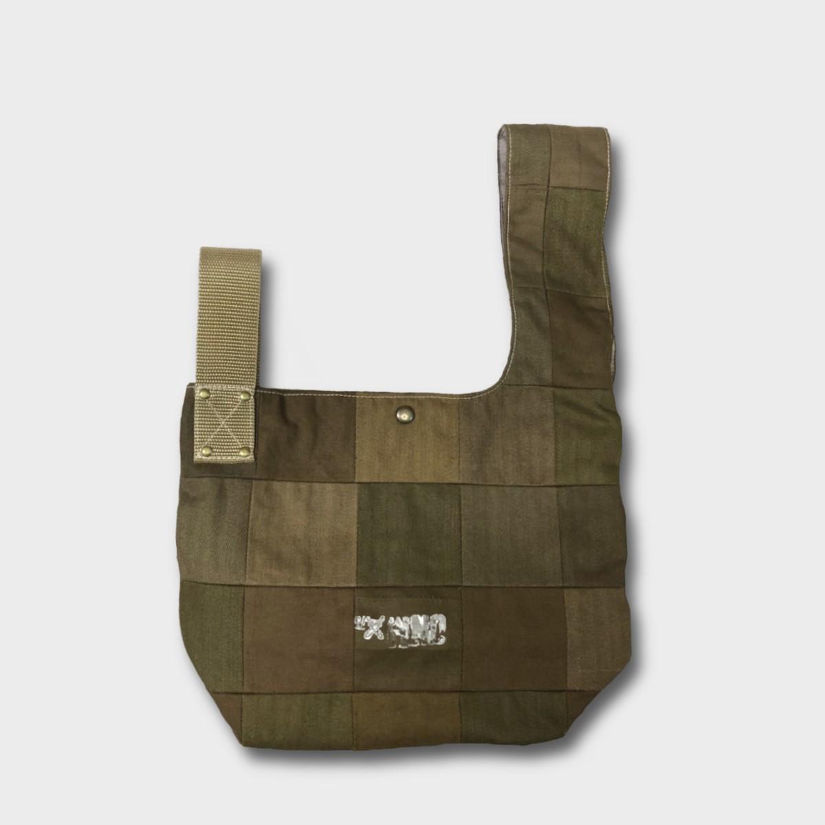 "Patchworks" Czech military twill cloth "SIJIMI" Bag -khk | 6枚目
