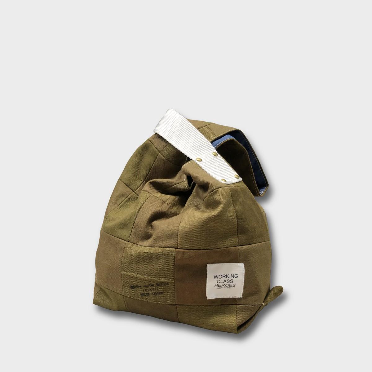 "Patchworks" Czech military twill cloth "SIJIMI" Bag -wht | 3枚目