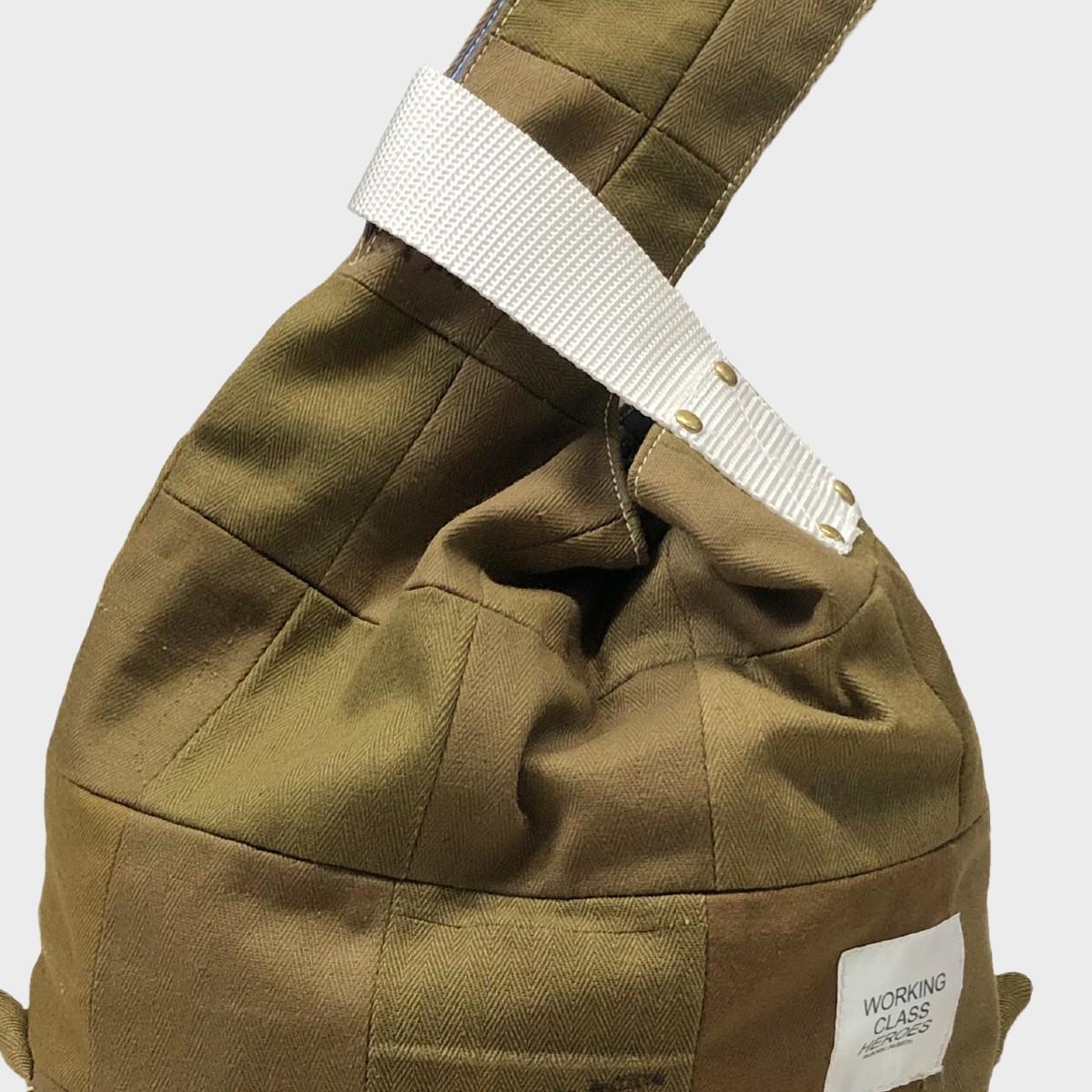 "Patchworks" Czech military twill cloth "SIJIMI" Bag -wht | 4枚目