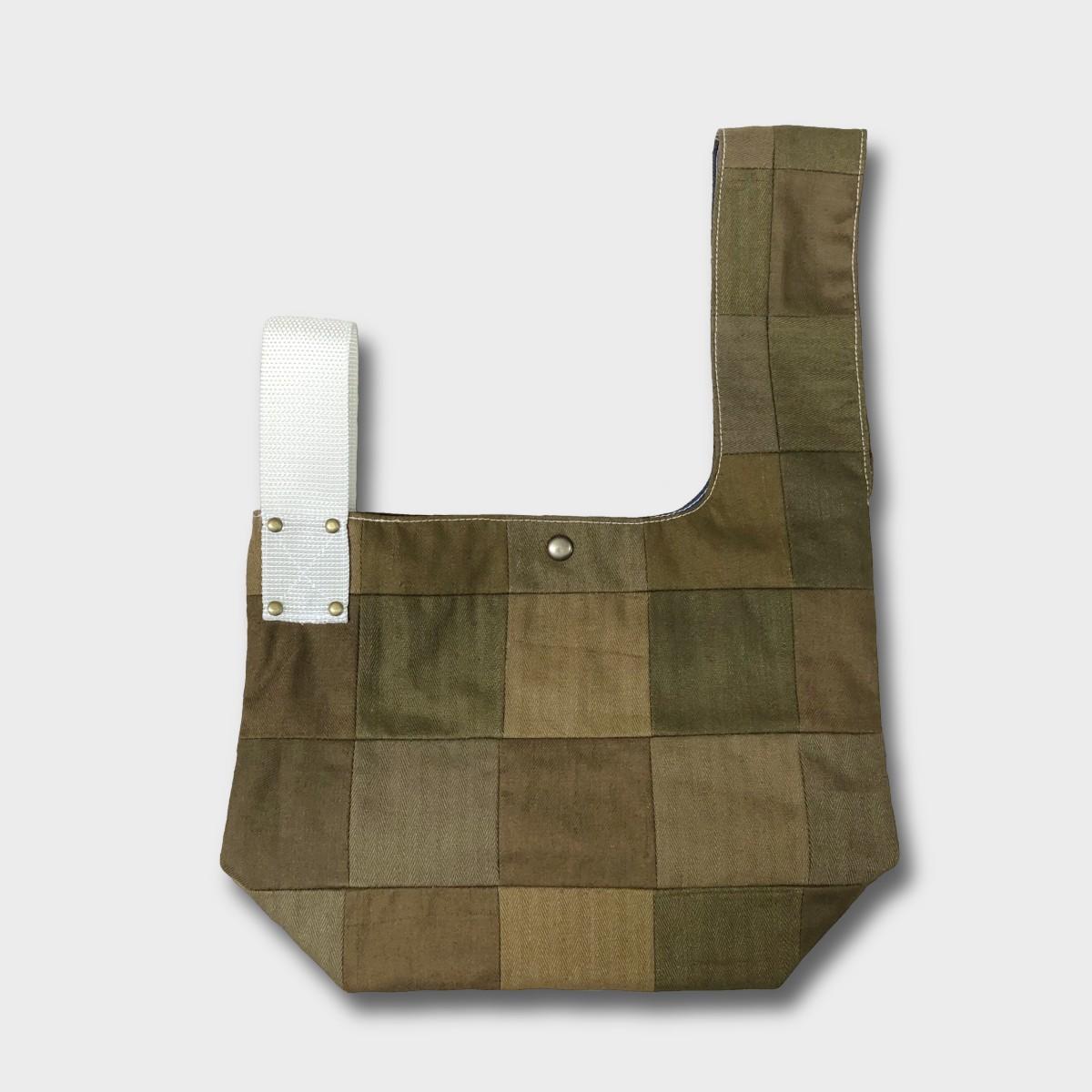 "Patchworks" Czech military twill cloth "SIJIMI" Bag -wht #2 | 5枚目