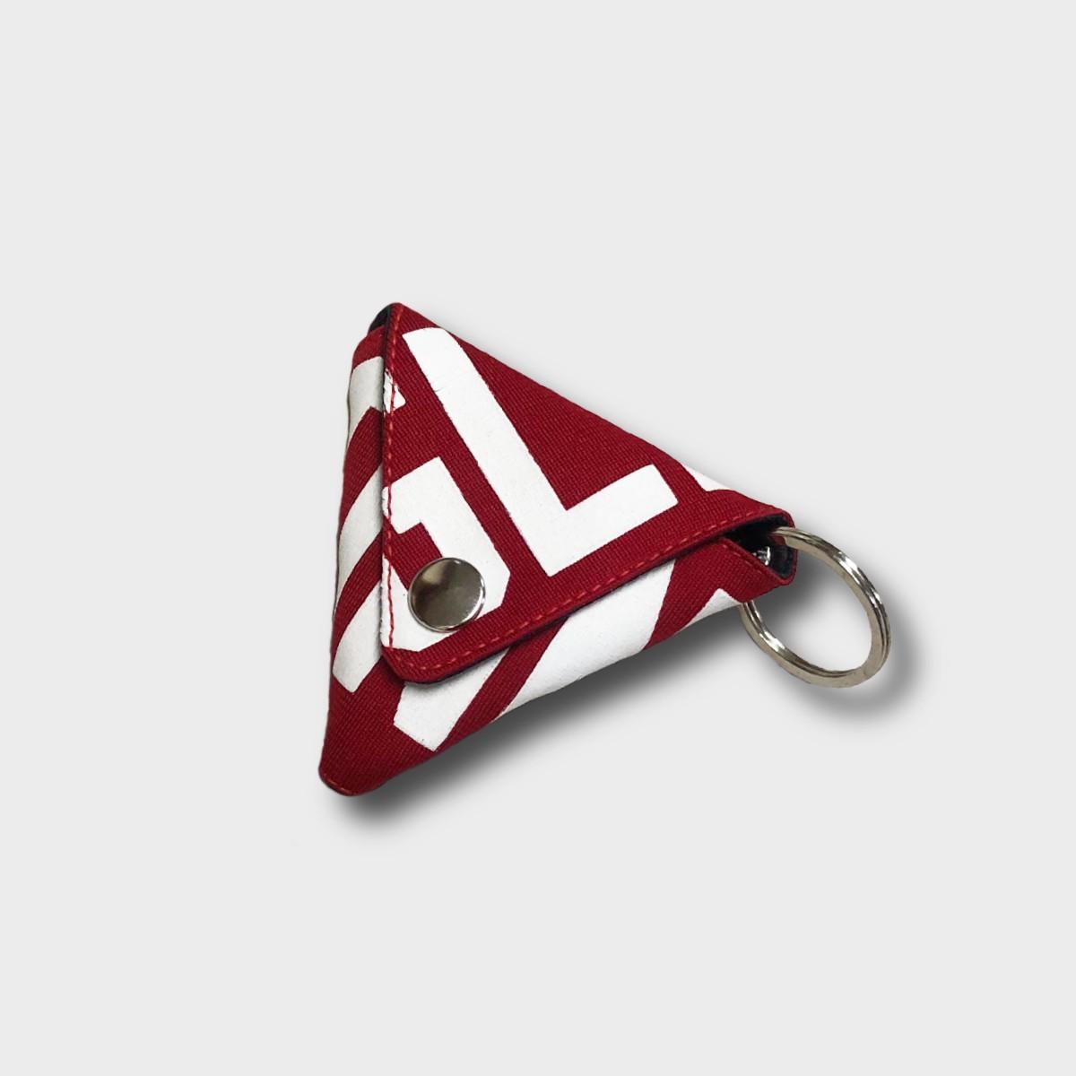 "Re;make" NFL gameshirt remake Triangle Coin purse -red