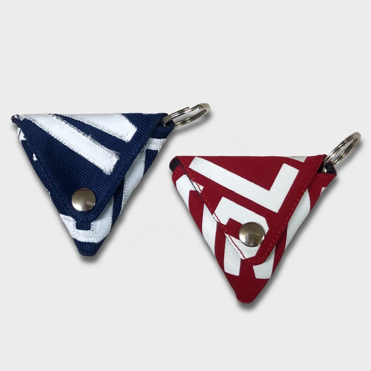 "Re;make" NFL gameshirt remake Triangle Coin purse -red | 5枚目