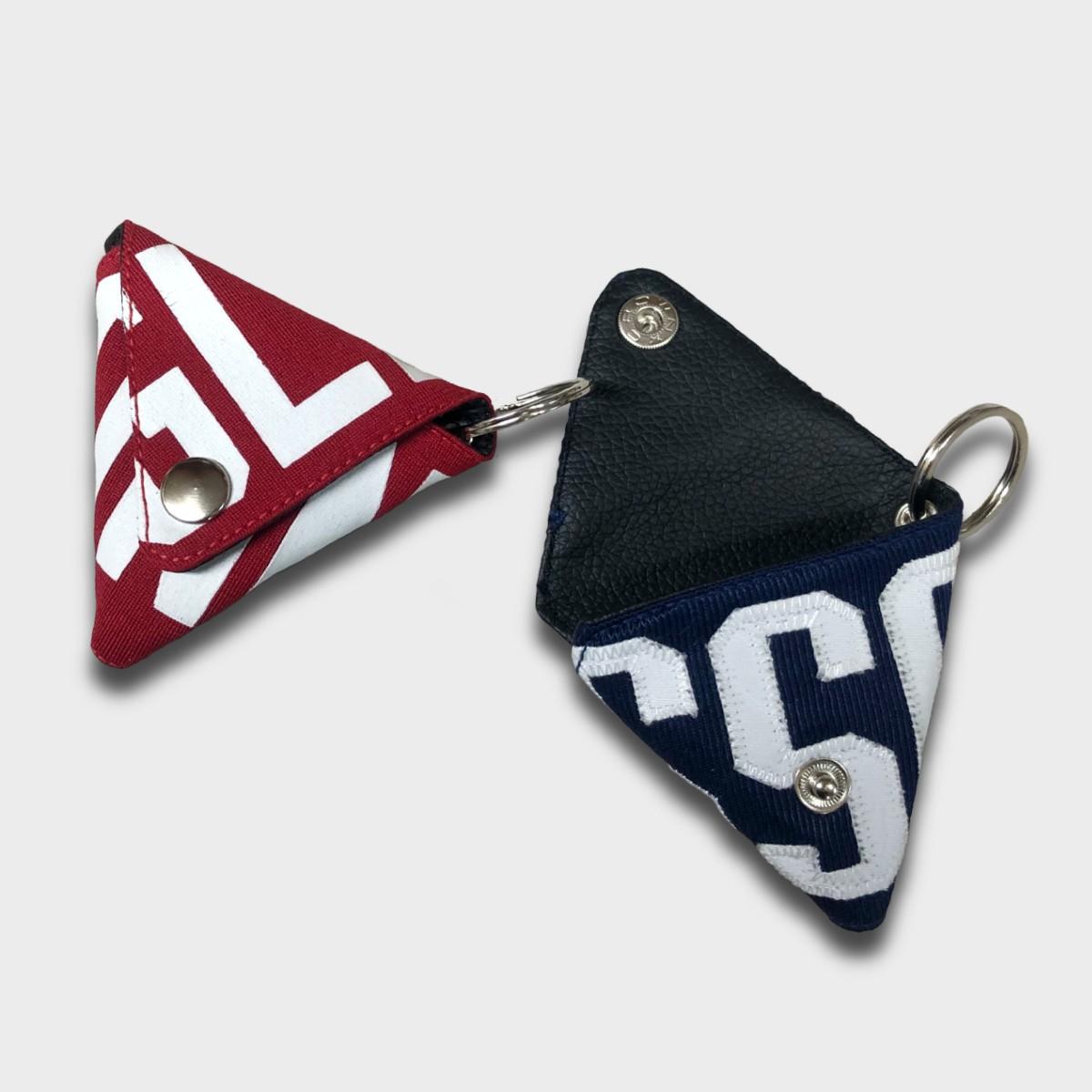 "Re;make" NFL gameshirt remake Triangle Coin purse -nvy /wht | 6枚目