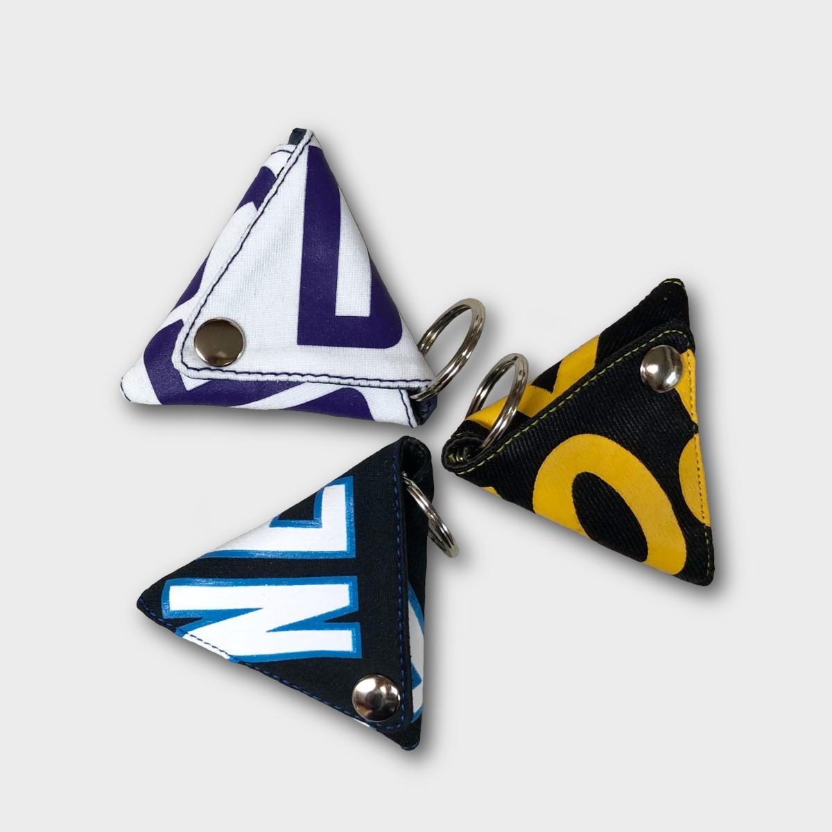 "Re;make" NFL gameshirt remake Triangle Coin purse -white | 4枚目