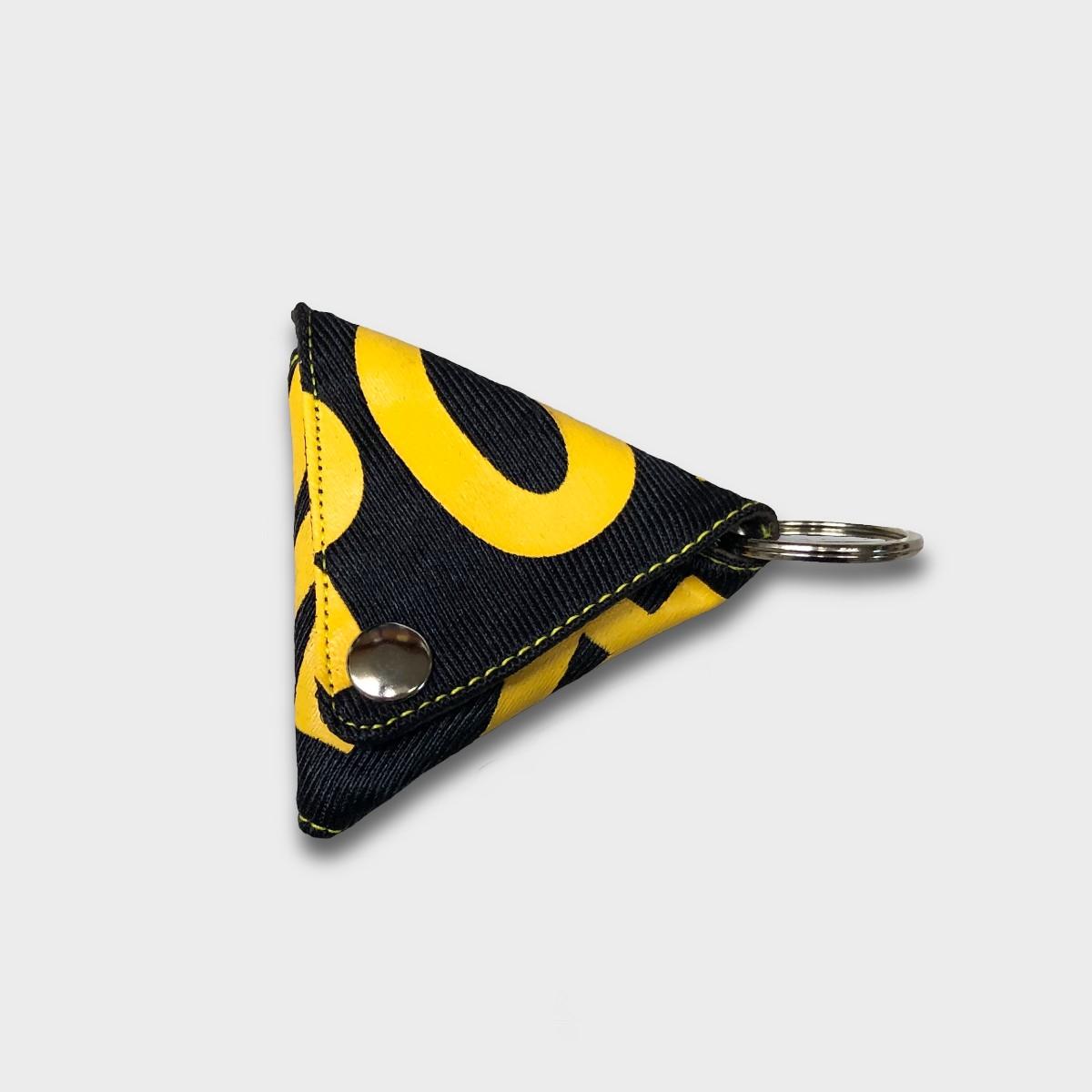 "Re;make" NFL gameshirt remake Triangle Coin purse -black | 2枚目
