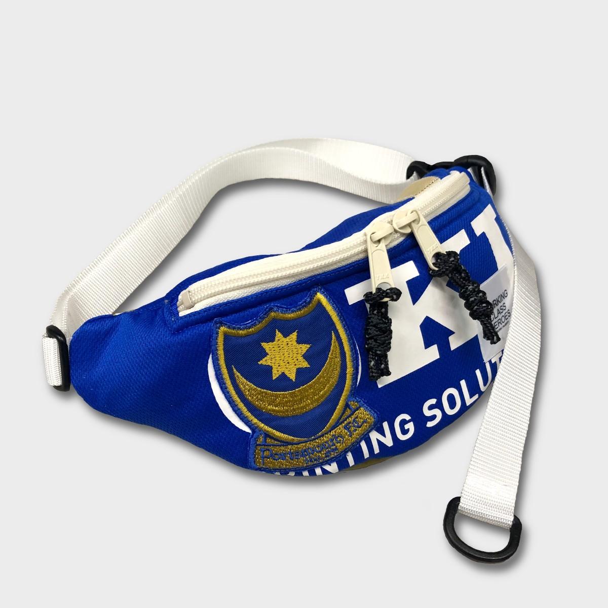 "Re;make" used soccer uniform fanny pack -PFC | 4枚目