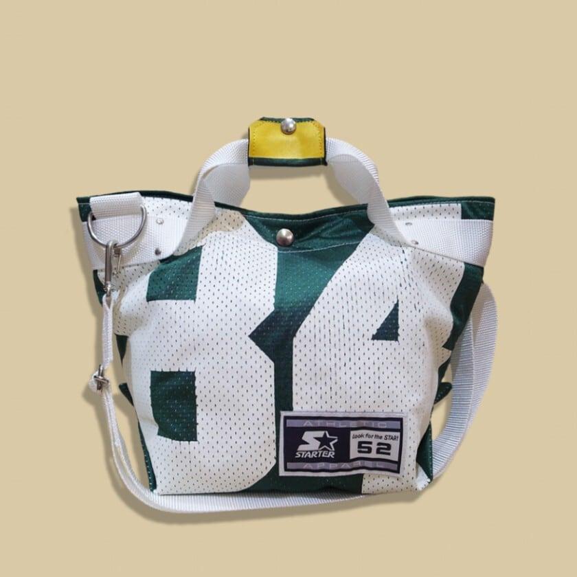 "Re;make" NFL Game shirts Tote Bag (S) -"84"/Green | 2枚目