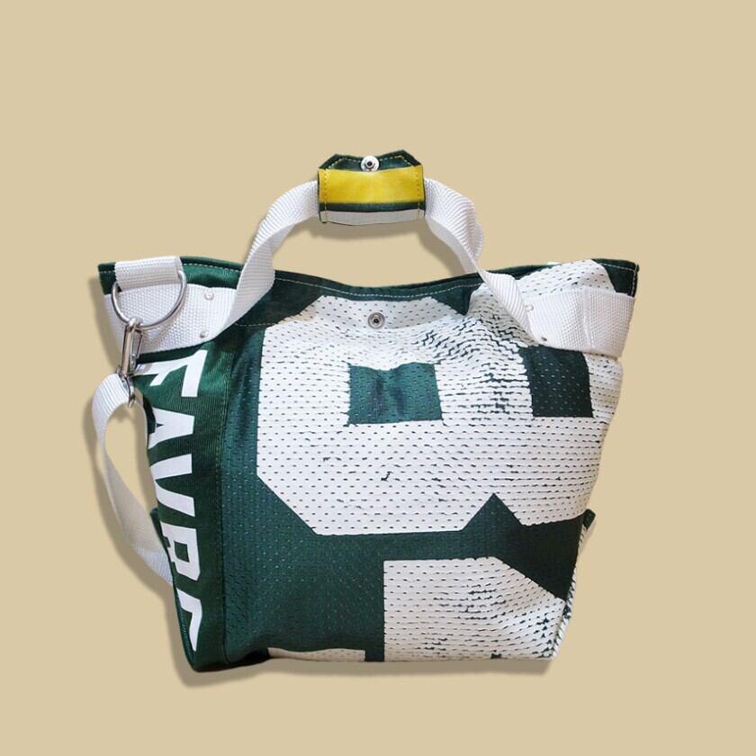 "Re;make" NFL Game shirts Tote Bag (S) -"84"/Green | 4枚目