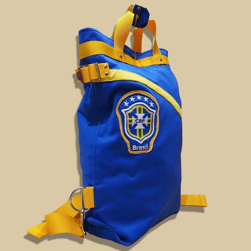 "Re;make" used soccer uniform 2way Rucksack -BNT / Blue | 3枚目