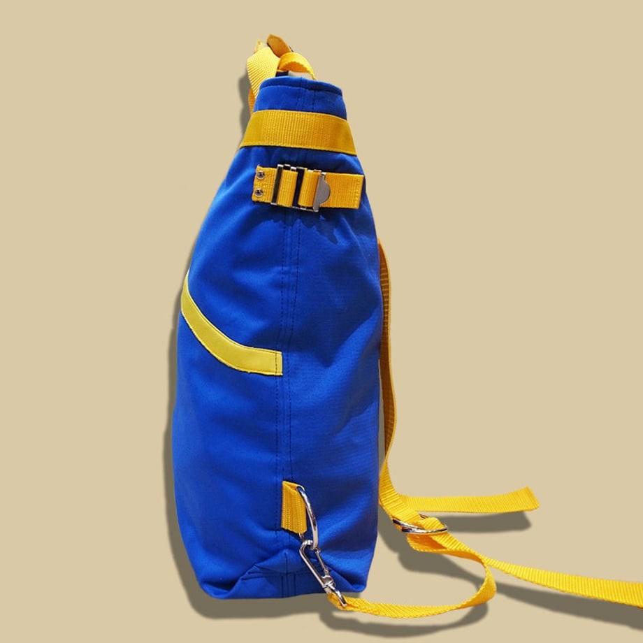 "Re;make" used soccer uniform 2way Rucksack -BNT / Blue | 4枚目