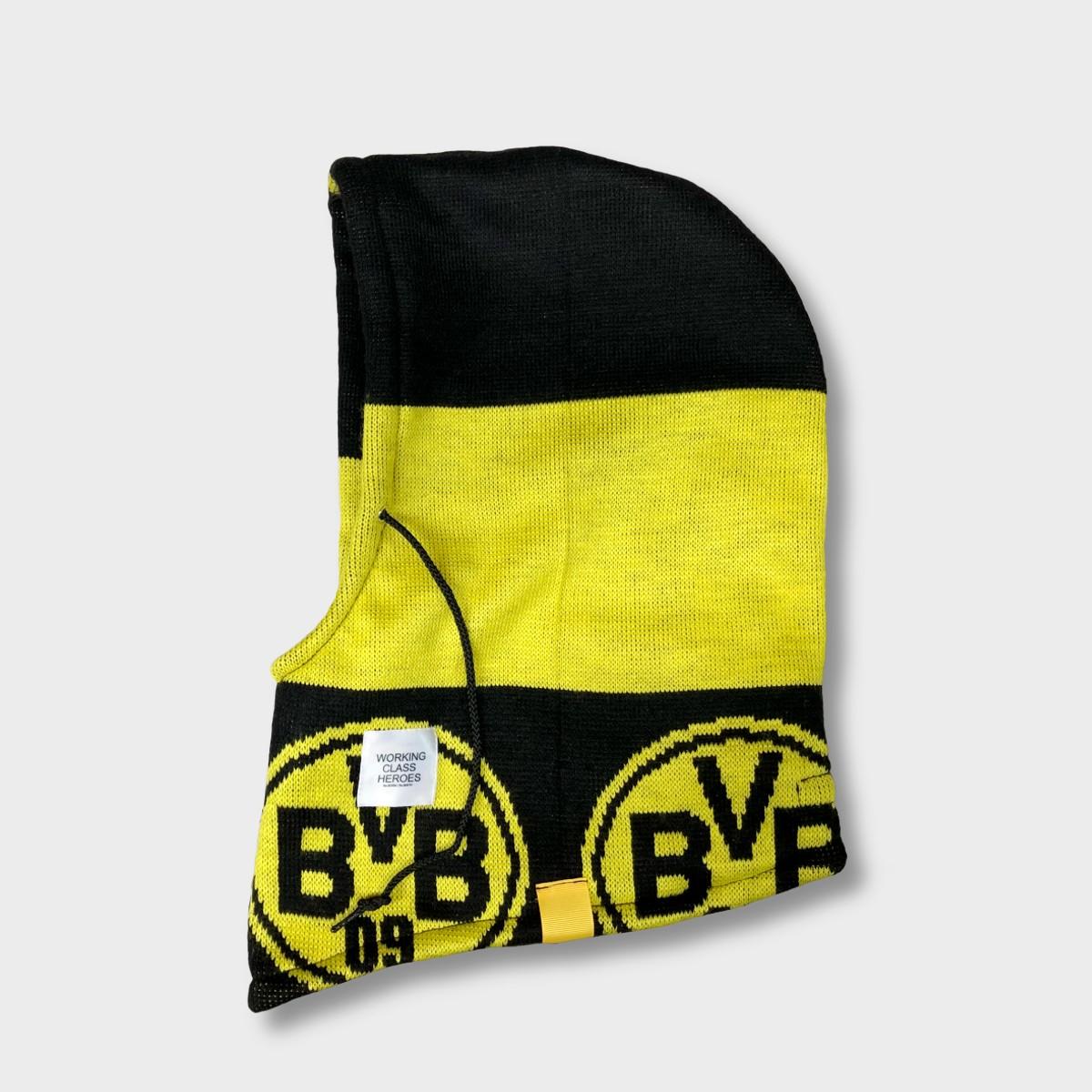 "Re;make" used soccer muffler balaclava -BVB | 2枚目