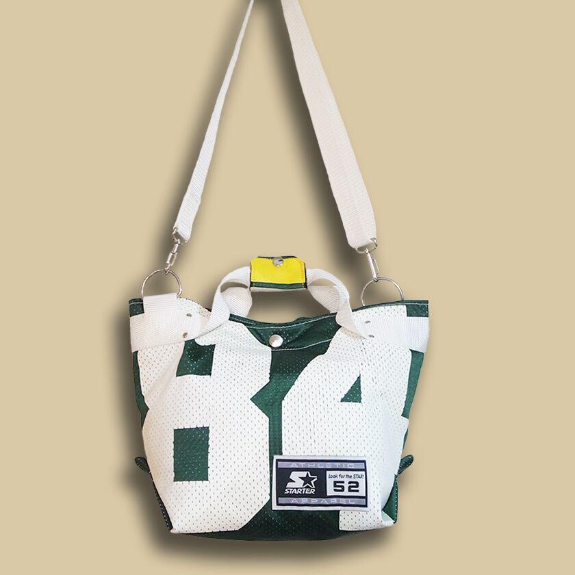 "Re;make" NFL Game shirts Tote Bag (S) -"84"/Green1枚目の画像
